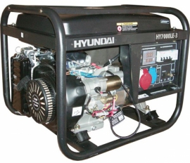 Генератор бензиновий HYUNDAI Professional HY 7000LE-3